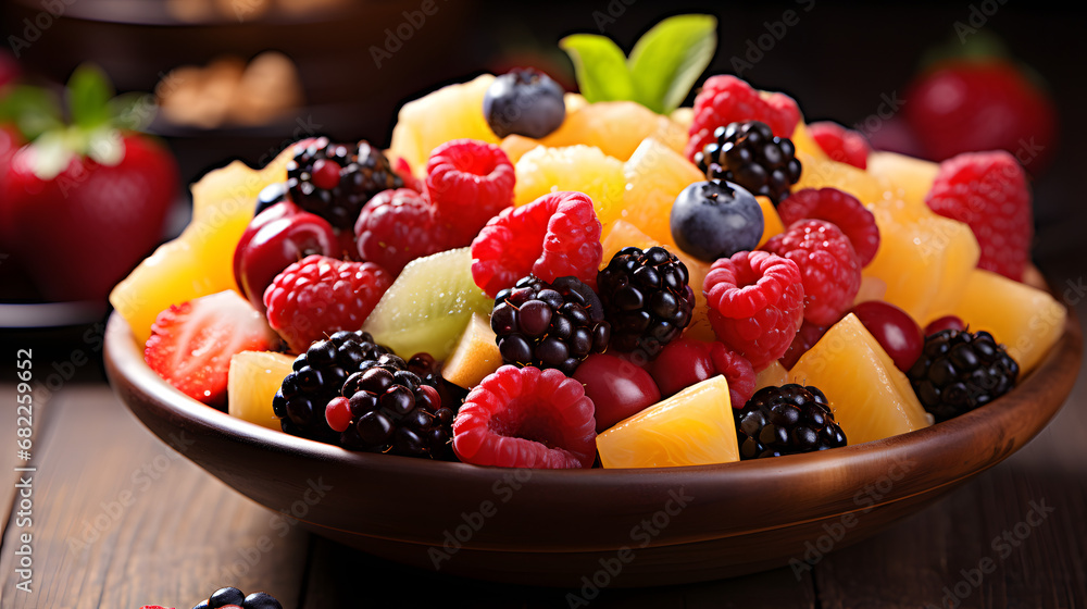 fruit salad in a bowl fruit salad in a bowl