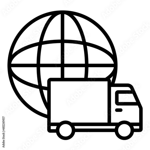 International Shipping Icon