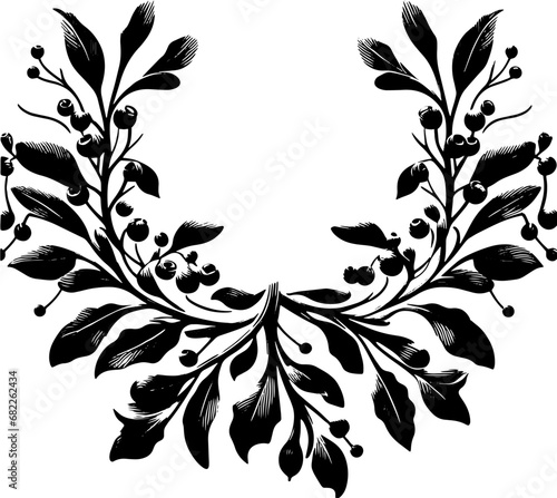 Mistletoe Border Element 7