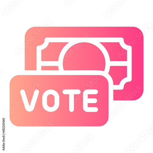 bribe gradient icon