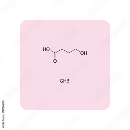 Molecular structure diagram of N-acetyl-α-neuraminic acid (Neu5Ac) - a sialic acid. green Scientific vector illustration.