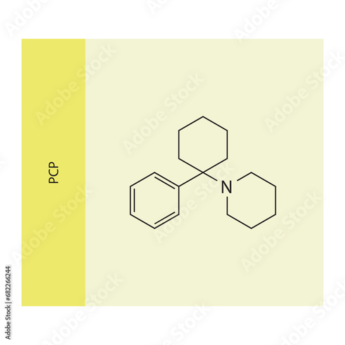 Molecular structure diagram of Sphinagnine - a sphingoid base. pink Scientific vector illustration.