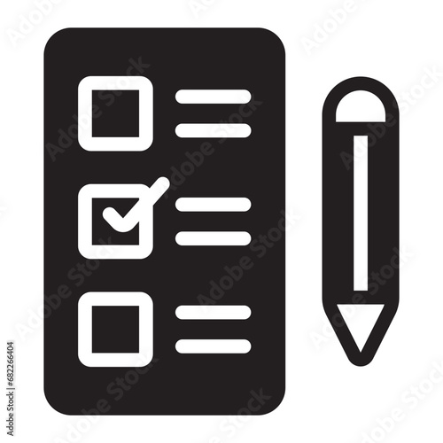 ballot glyph icon