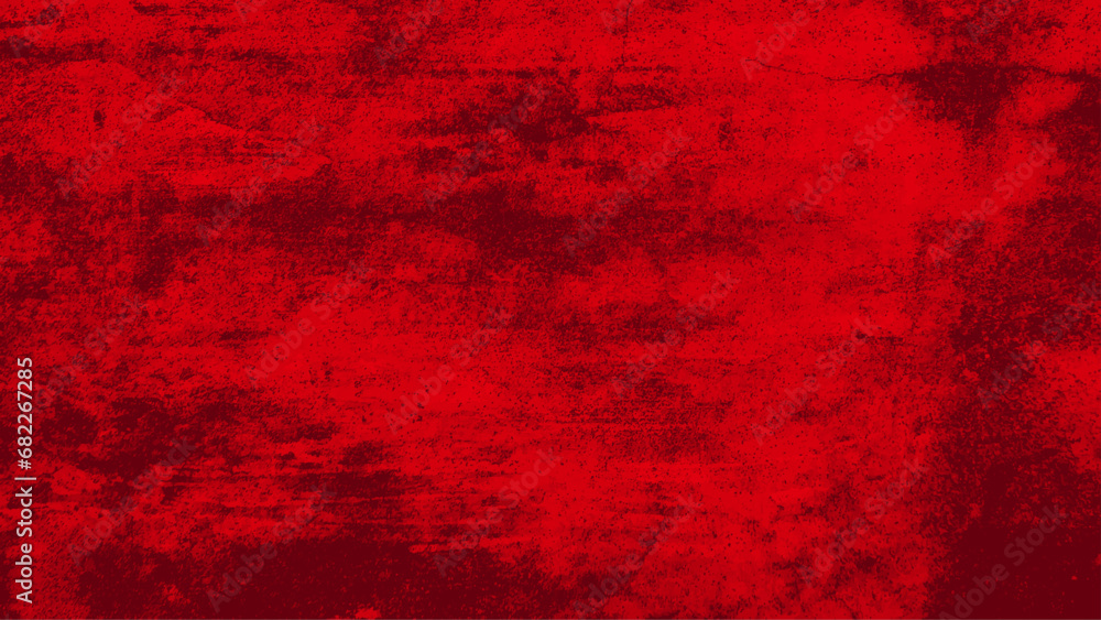 Grunge texture of a dilapidated wall in a red tone.