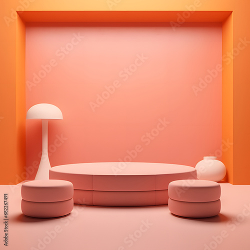 modern living room.copy space.Minimal creative interior concept © sunaiart