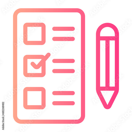 ballot gradient icon