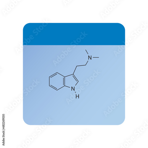 Diagram showing schematic molecular structure of Glycerophospholipids - including fatty acid, head group, glycerol and substituent Blue Scientific vector illustration.