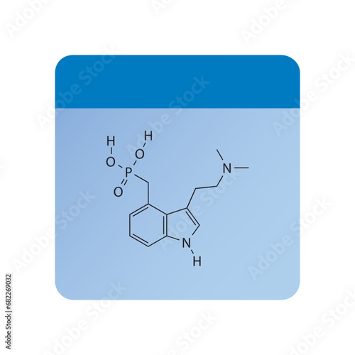 Diagram showing schematic molecular structure of Glycerophospholipids - including fatty acid, head group, glycerol and substituent Blue Scientific vector illustration.