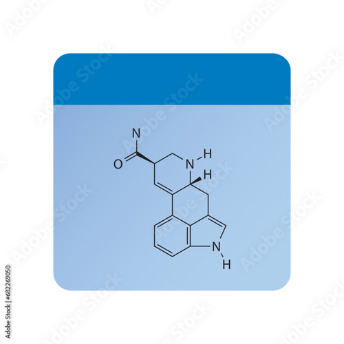 Diagram showing schematic molecular structure of Glycerophospholipids - including fatty acid, head group, glycerol and substituent Blue Scientific vector illustration.
