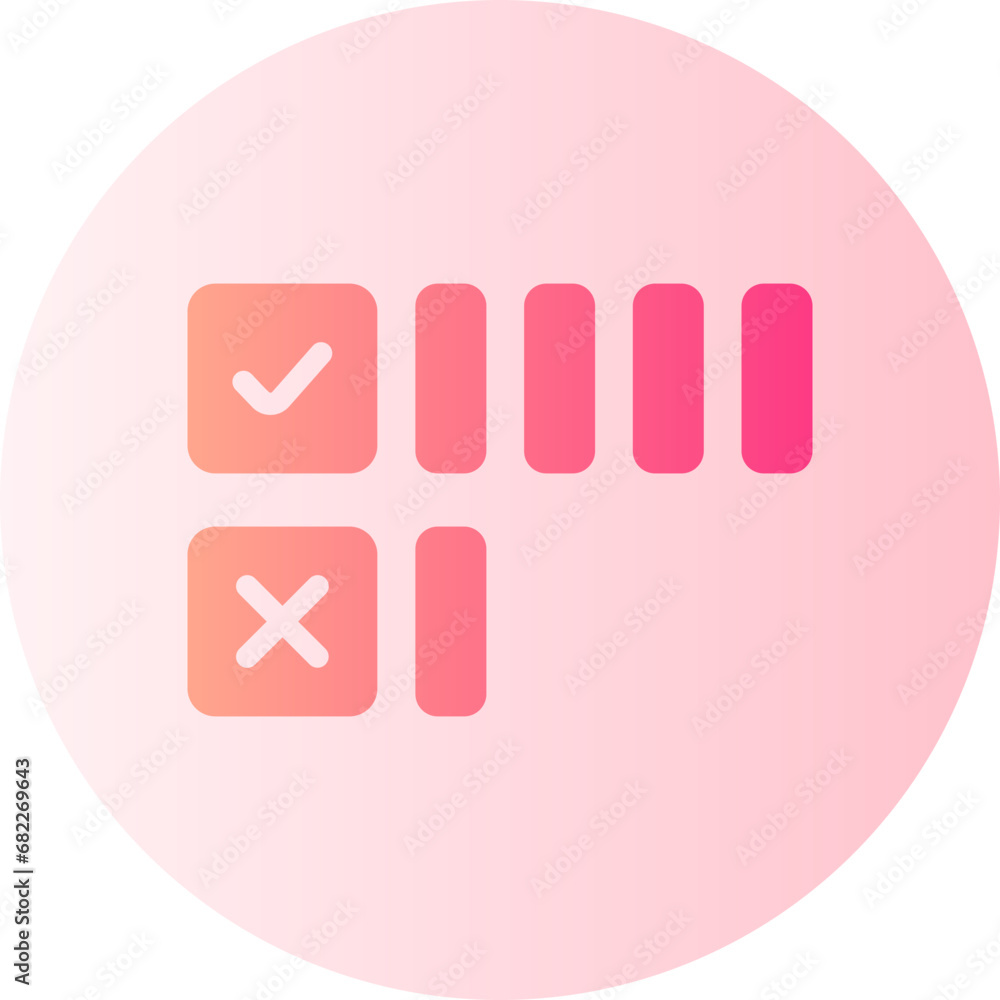 voting results gradient icon voting results gradient icon