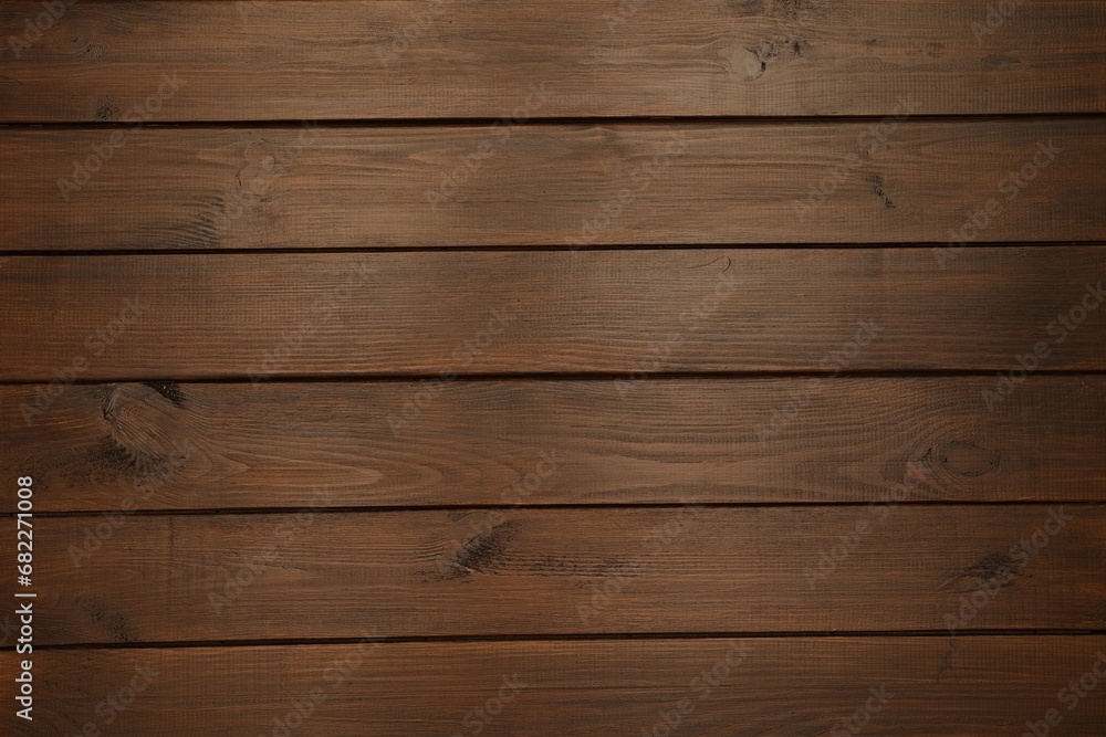 Fototapeta premium Texture of wooden surface as background, top view