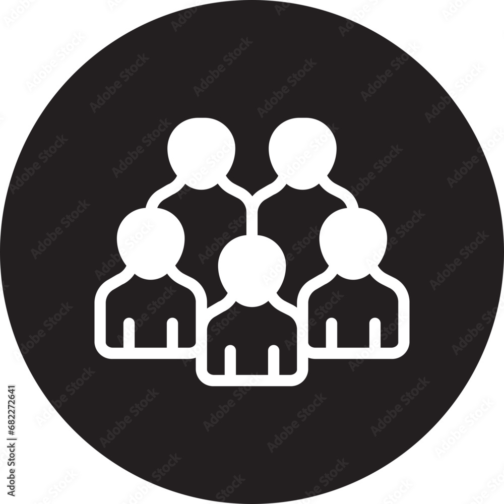 teamwork glyph icon teamwork glyph icon