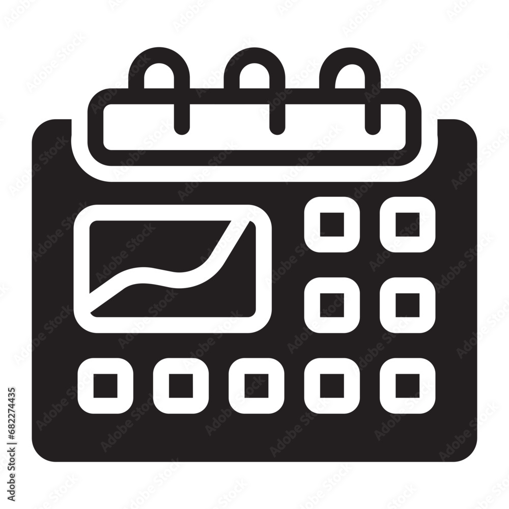 calendar glyph icon calendar glyph icon