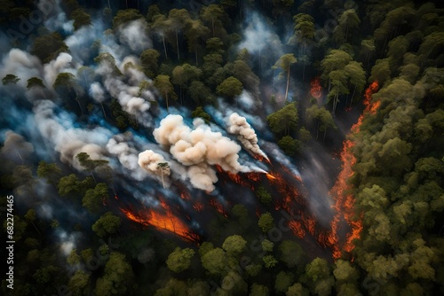 A cutting-edge fire detection system using artificial intelligence to identify and prevent wildfires in the tropical forest.