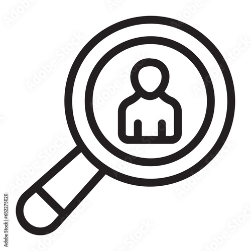 search line icon