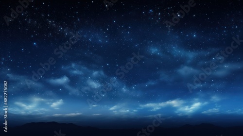 A clear night sky for product mockup  AI generated illustration