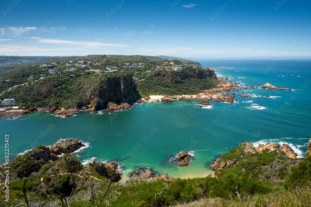 Knysna heads and lagoon view garden Route in South Africa