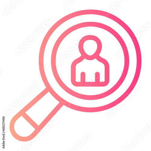 search gradient icon