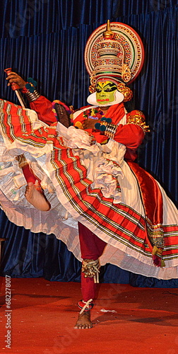 Kathakali literally means story-play, the most famous and ancient Indian dance theater in India. Originating from the southern Indian state of Kerala, born about 400 years ago