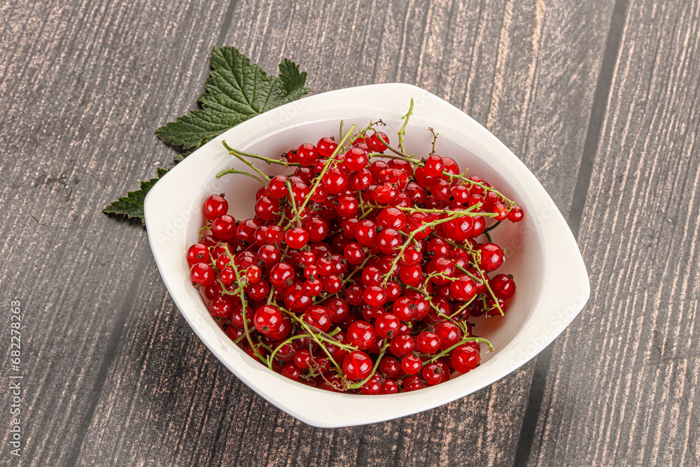 Sweet ripe red currant berries Sweet ripe red currant berries