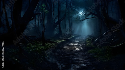 forest in the night © 1_0r3
