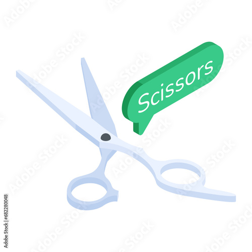 Barber Shop Interior Isometric Icon