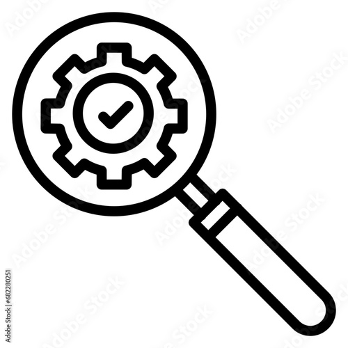 Diligence Line Icon