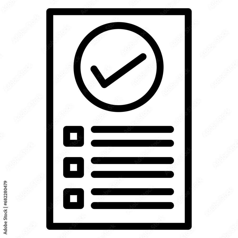 Requirements Gathering Line Icon Requirements Gathering Line Icon