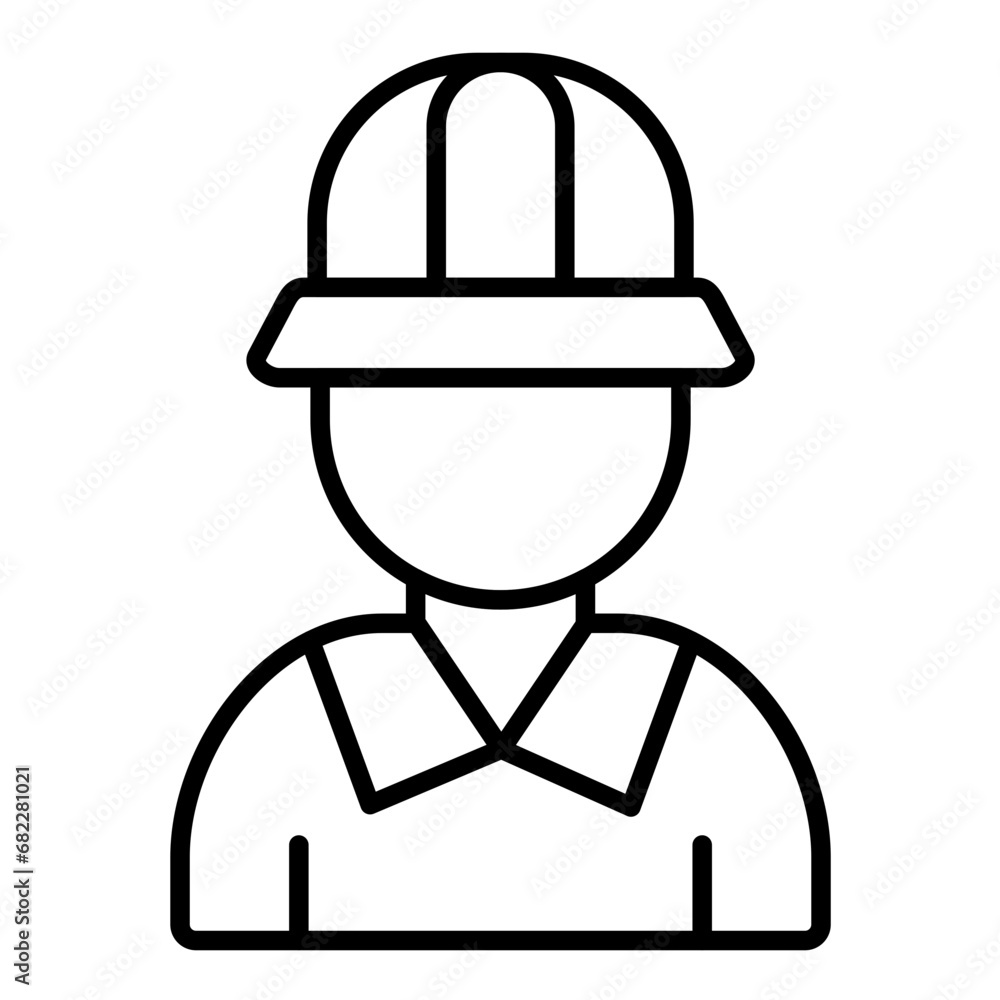 Park Guide Line Icon Park Guide Line Icon