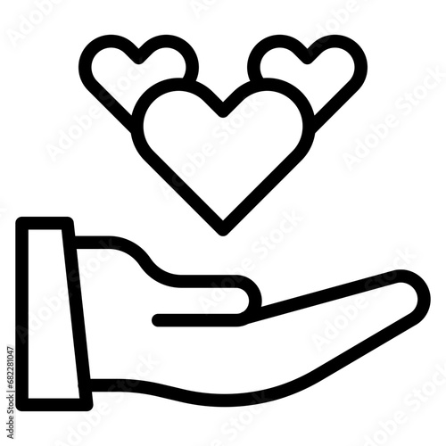 Compassion Line Icon