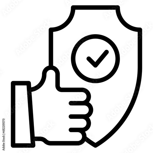 Dependability Line Icon
