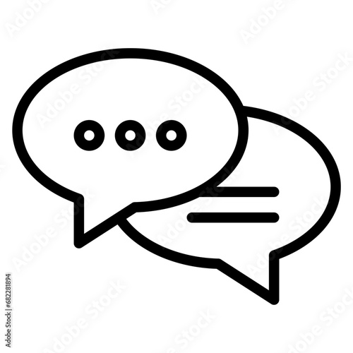 Message Line Icon