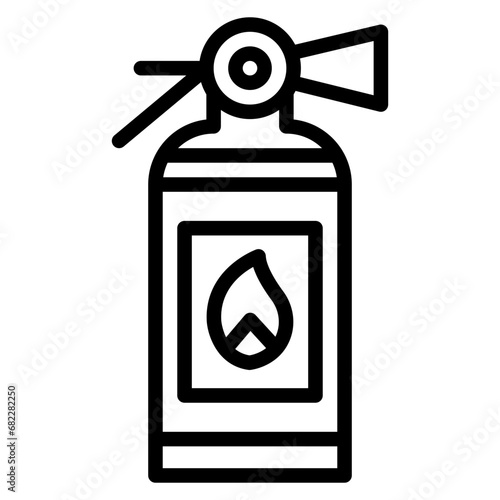 Fire Safety Line Icon