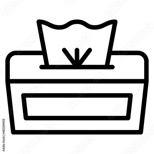 Sanitizing Wipes Line Icon