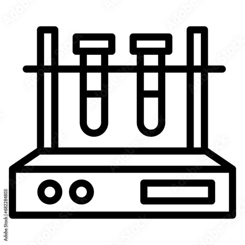 Lab Shaker Line Icon