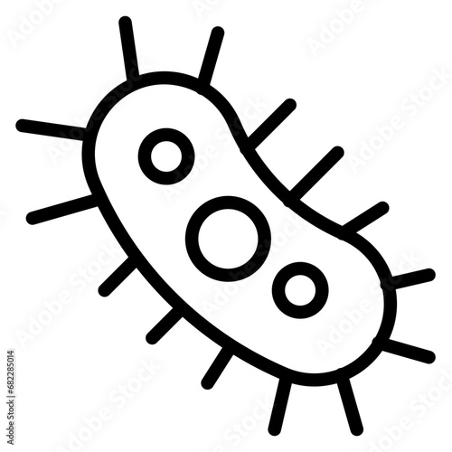 Microorganism Line Icon
