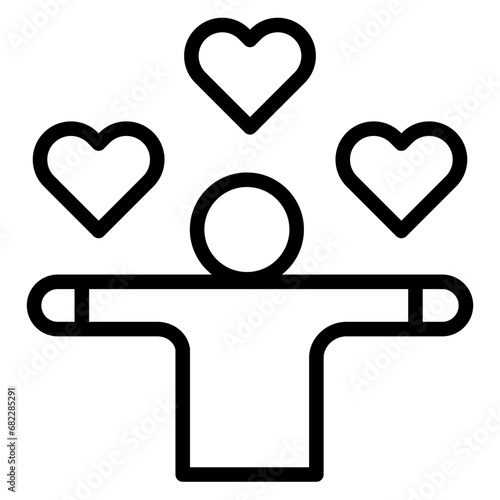 Affection Line Icon