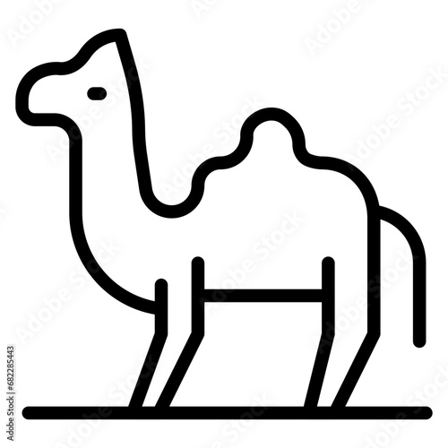 Dromedary Line Icon