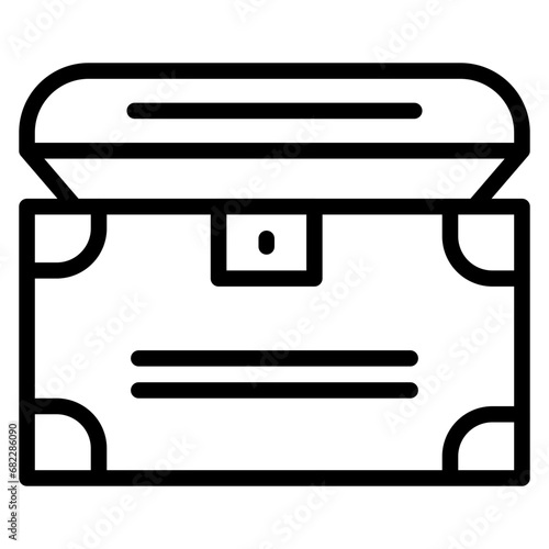 Treasure Line Icon