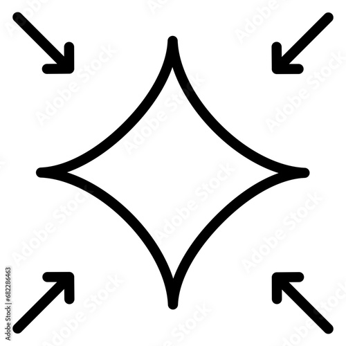 Shrink Line Icon