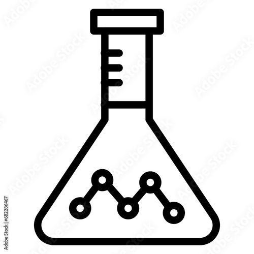 Synthetic Material Line Icon