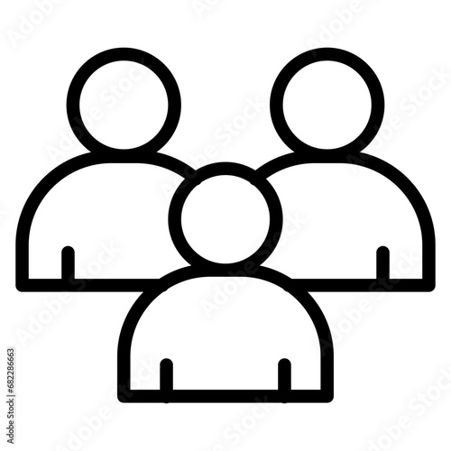 Customer Line Icon