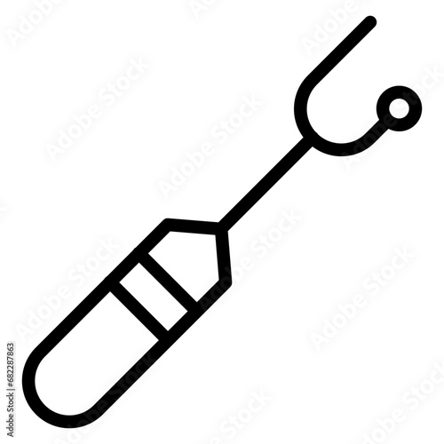 Awl Line Icon
