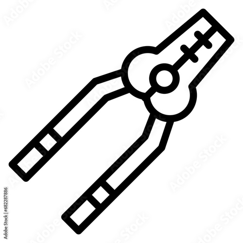 Forceps Line Icon