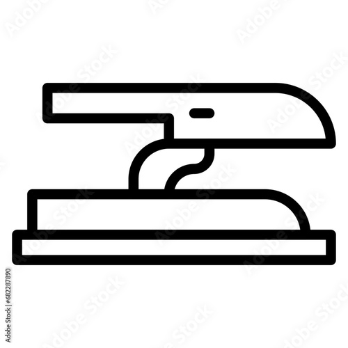 Hole Punch Line Icon