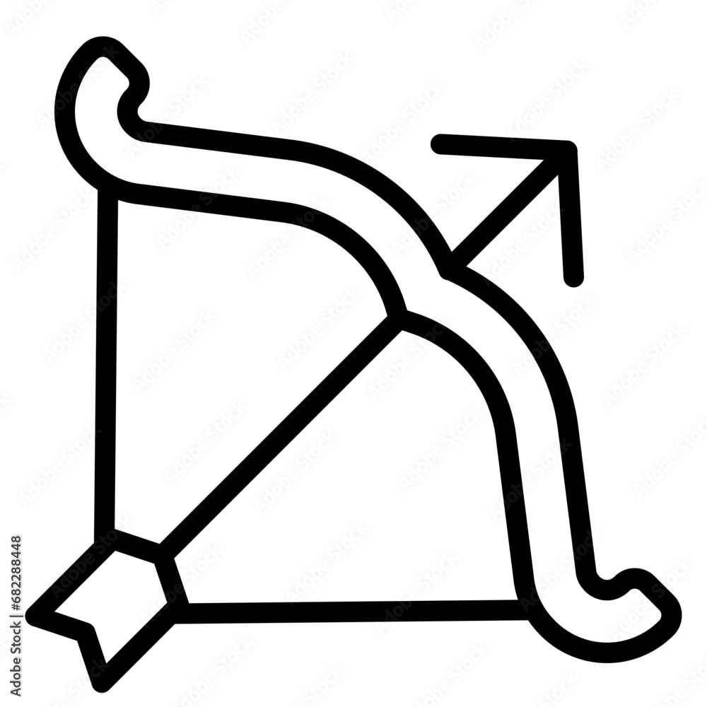 Bow Line Icon Bow Line Icon