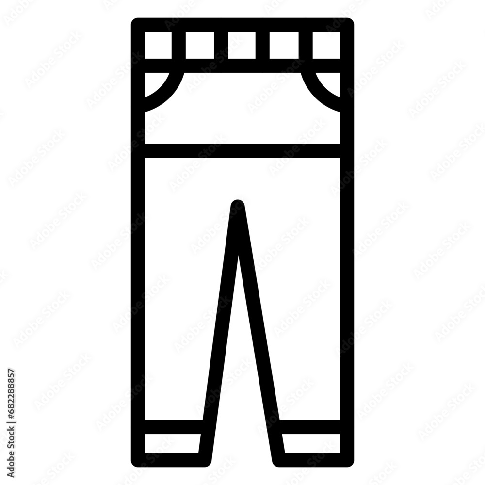 Men Pants Line Icon Men Pants Line Icon