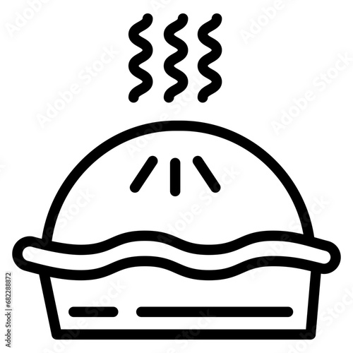 Pie Line Icon