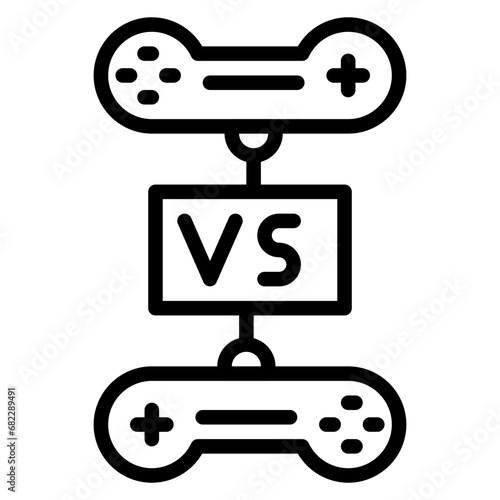 Multiplayer Games Line Icon