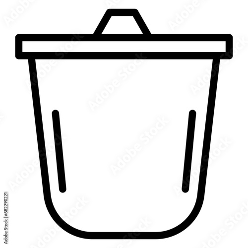 Crucible Line Icon